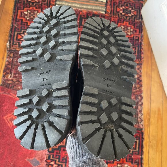 Marsèll Black Quadrarmato Derbys 37.5 - Picture 3 of 4